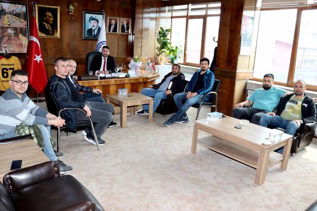 Arslanbuğa’ya Madencilerden Teşekkür Ziyareti