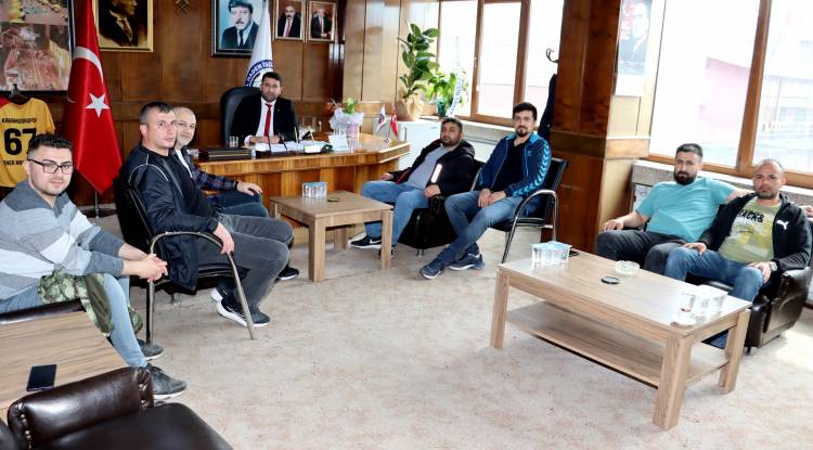Arslanbuğa’ya Madencilerden Teşekkür Ziyareti